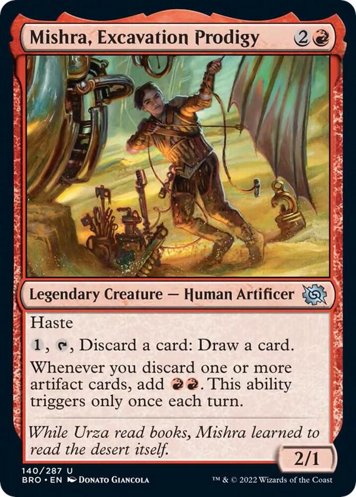 Mishra, Excavation Prodigy (140) [The Brothers' War]