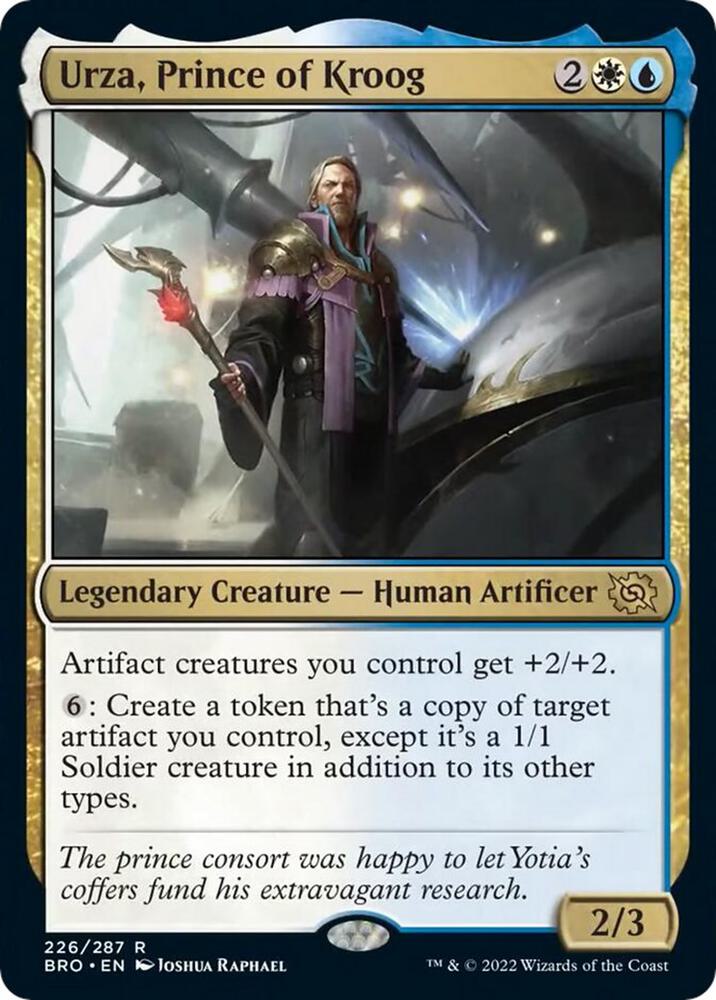 Urza, Prince of Kroog (226) [The Brothers' War]