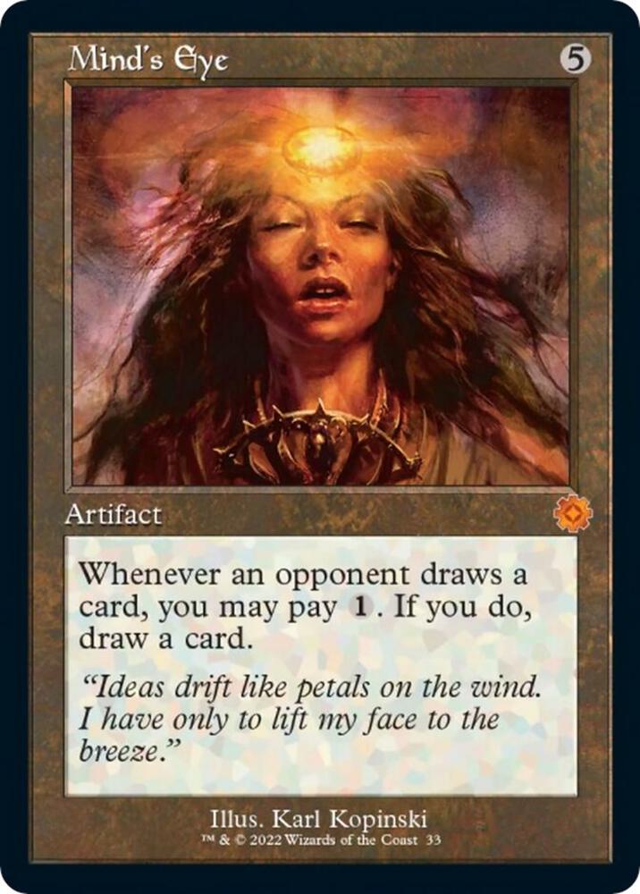 Mind's Eye (33) [The Brothers' War Retro Artifacts]