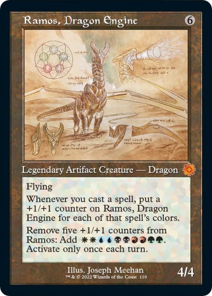 Ramos, Dragon Engine (Schematic) (110) [The Brothers' War Retro Artifacts]