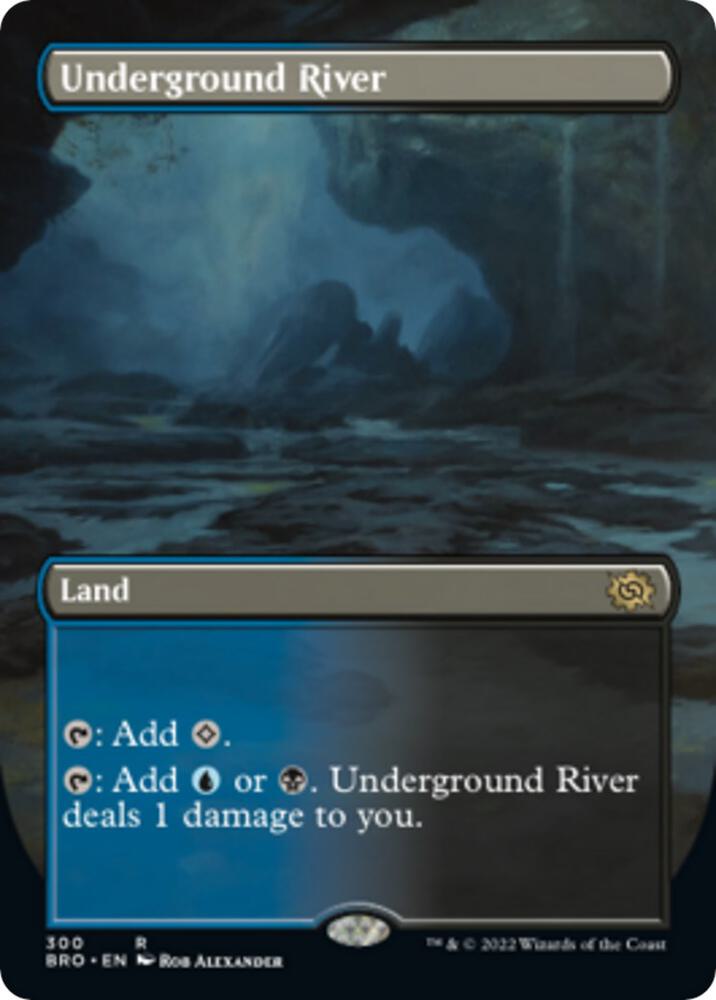 Underground River (Borderless) (300) [The Brothers' War] [Borderless]