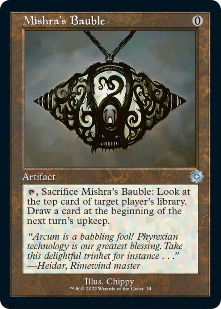 Mishra's Bauble (34) [The Brothers' War Retro Artifacts]