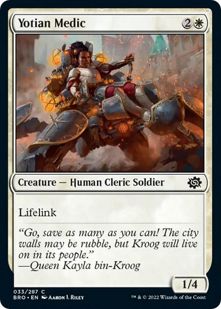 Yotian Medic (33) [The Brothers' War]