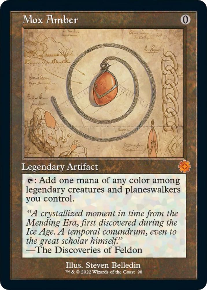 Mox Amber (Schematic) (98) [The Brothers' War Retro Artifacts]