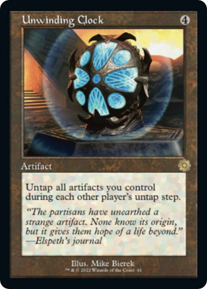 Unwinding Clock (61) [The Brothers' War Retro Artifacts]