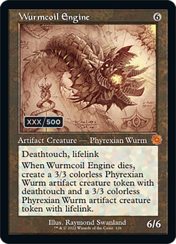 Wurmcoil Engine (Schematic) (Serial Numbered) (126) [The Brothers' War Retro Artifacts]