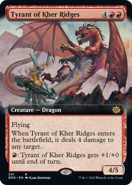 Tyrant of Kher Ridges (Extended Art) (341) [The Brothers' War] [Extended Art]