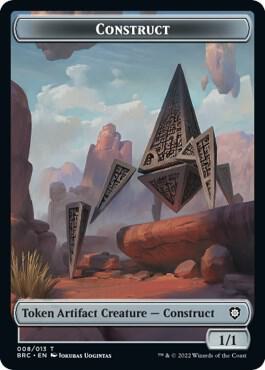 Construct (008) // Goat Double-Sided Token (8 // 3) [The Brothers' War Commander]