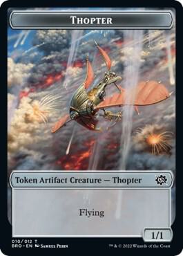 Thopter // Construct (005) Double-Sided Token (10 // 5) [The Brothers' War]