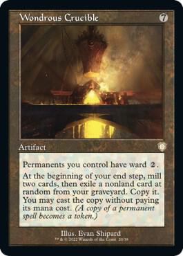 Wondrous Crucible (Retro Frame) (20) [The Brothers' War Commander]