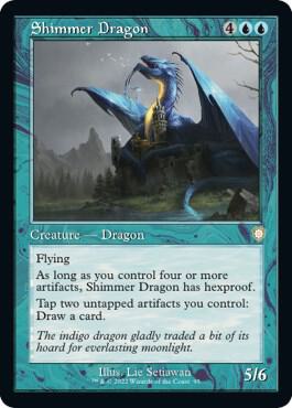 Shimmer Dragon (Retro Frame) (95) [The Brothers' War Commander]