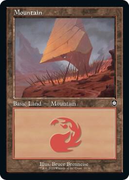 Mountain (35) (Retro Frame) [The Brothers' War Commander]