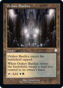 Orzhov Basilica (Retro Frame) (191) [The Brothers' War Commander]
