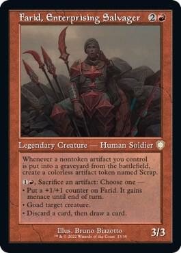 Farid, Enterprising Salvager (Retro Frame) (13) [The Brothers' War Commander]