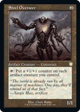 Steel Overseer (Retro Frame) (164) [The Brothers' War Commander]