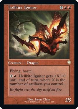 Hellkite Igniter (Retro Frame) (117) [The Brothers' War Commander]