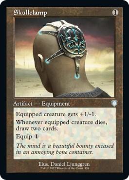 Skullclamp (Retro Frame) (159) [The Brothers' War Commander]