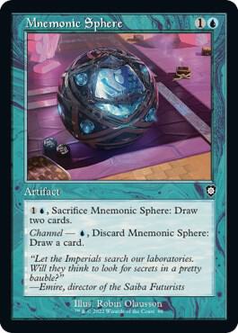 Mnemonic Sphere (Retro Frame) (88) [The Brothers' War Commander]