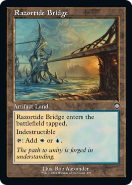 Razortide Bridge (Retro Frame) (195) [The Brothers' War Commander]
