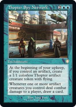 Thopter Spy Network (Retro Frame) (97) [The Brothers' War Commander]