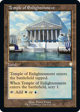 Temple of Enlightenment (Retro Frame) (206) [The Brothers' War Commander]