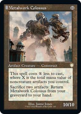 Metalwork Colossus (Retro Frame) (147) [The Brothers' War Commander]
