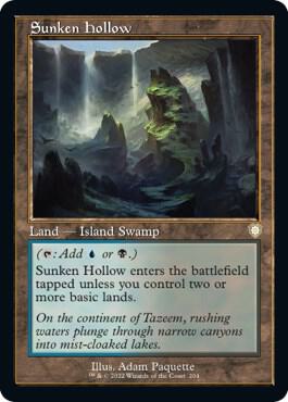 Sunken Hollow (Retro Frame) (204) [The Brothers' War Commander]