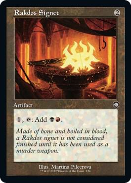 Rakdos Signet (Retro Frame) (156) [The Brothers' War Commander]