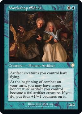 Workshop Elders (Retro Frame) (102) [The Brothers' War Commander]