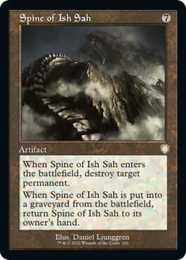 Spine of Ish Sah (Retro Frame) (162) [The Brothers' War Commander]