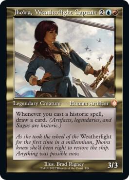 Jhoira, Weatherlight Captain (Retro Frame) (126) [The Brothers' War Commander]