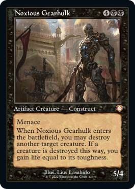 Noxious Gearhulk (Retro Frame) (110) [The Brothers' War Commander]