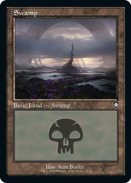 Swamp (33) (Retro Frame) [The Brothers' War Commander]