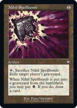 Nihil Spellbomb (Retro Frame) (152) [The Brothers' War Commander]