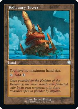 Reliquary Tower (Retro Frame) (196) [The Brothers' War Commander]