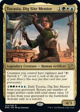 Tocasia, Dig Site Mentor (224) [The Brothers' War]