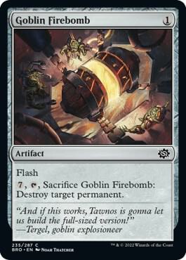 Goblin Firebomb (235) [The Brothers' War]