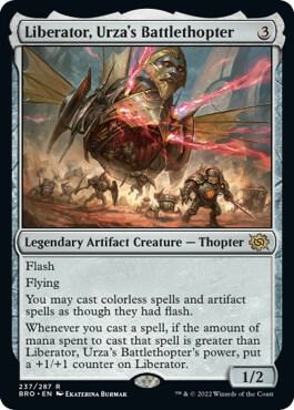 Liberator, Urza's Battlethopter (237) [The Brothers' War]