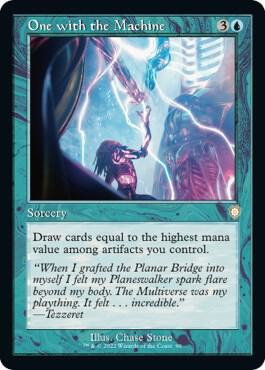 One with the Machine (Retro Frame) (90) [The Brothers' War Commander]