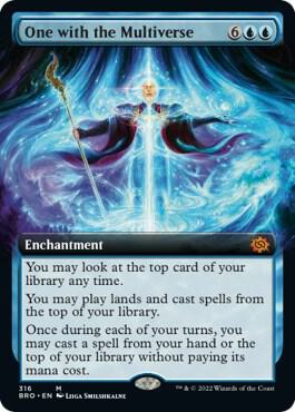 One with the Multiverse (Extended Art) (316) [The Brothers' War] [Extended Art]