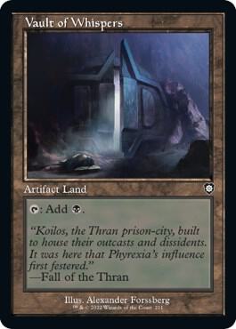 Vault of Whispers (Retro Frame) (211) [The Brothers' War Commander]