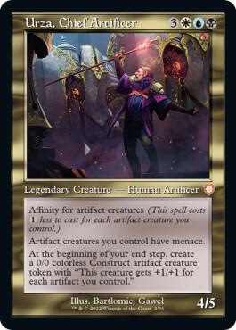 Urza, Chief Artificer (Retro Frame) (2) [The Brothers' War Commander]