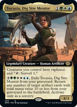 Tocasia, Dig Site Mentor (Extended Art) (360) [The Brothers' War] [Extended Art]