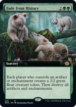 Fade from History (Extended Art) (345) [The Brothers' War] [Extended Art]