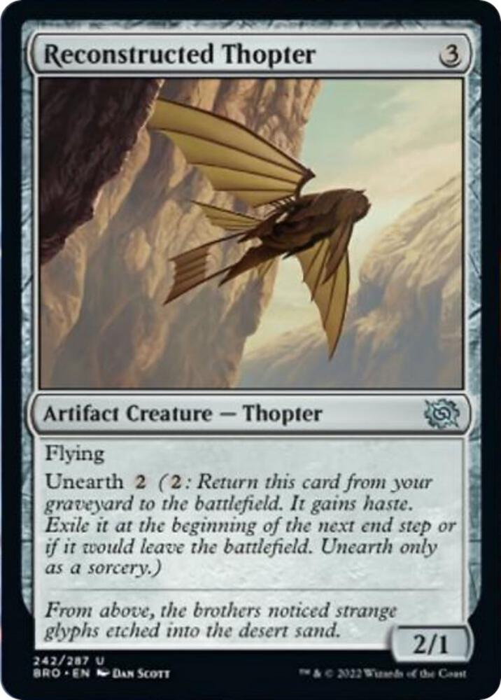 Reconstructed Thopter (242) [The Brothers' War]