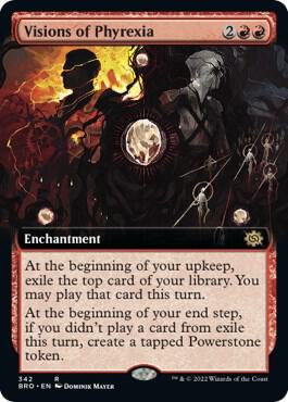 Visions of Phyrexia (Extended Art) (342) [The Brothers' War] [Extended Art]
