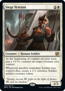 Siege Veteran (25) [The Brothers' War]