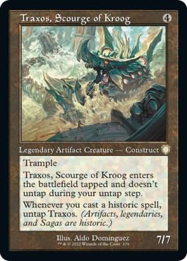 Traxos, Scourge of Kroog (Retro Frame) (170) [The Brothers' War Commander]