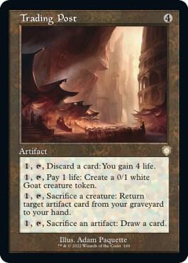 Trading Post (Retro Frame) (169) [The Brothers' War Commander]