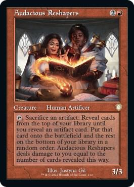 Audacious Reshapers (Retro Frame) (112) [The Brothers' War Commander]